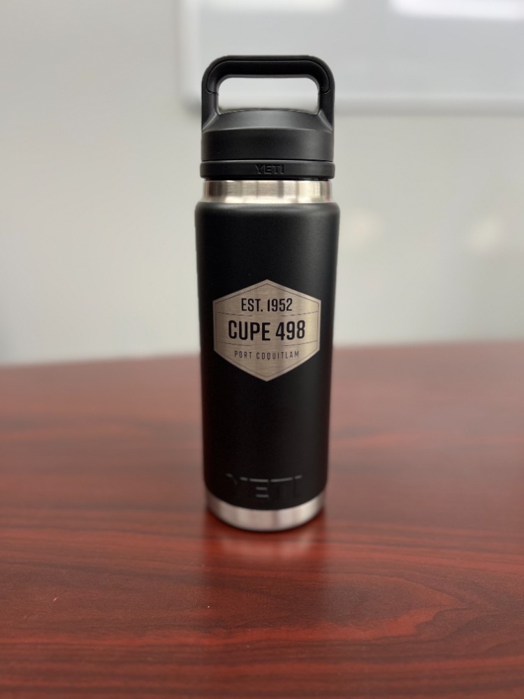 CUPE 498 27oz Yeti Water bottle Black