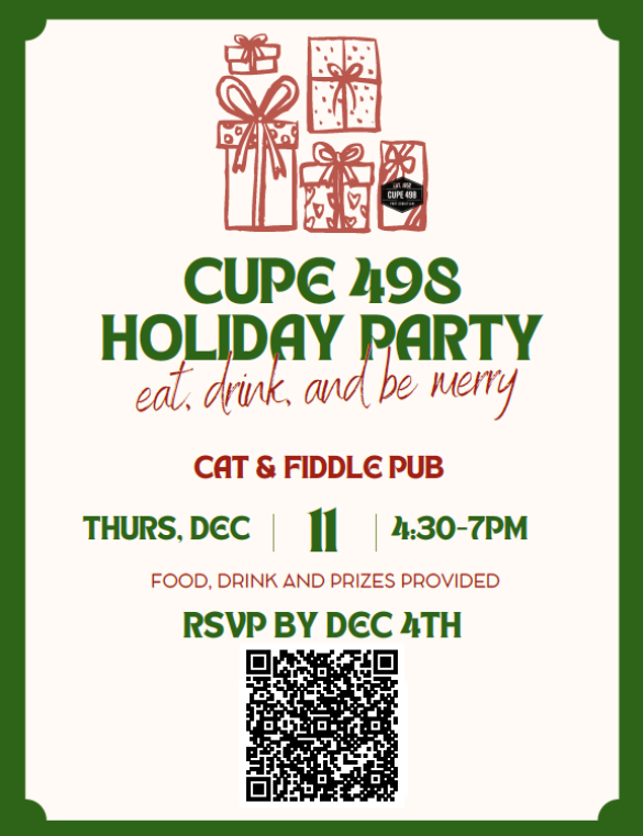 CUPE 498 Holiday Party